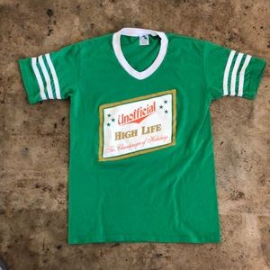 High life V neck shirt vintage